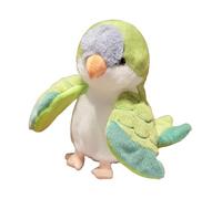 LeeQinersw Pappagallo Giocattolo per Bambini, Bambola di Peluche Morbida E Realistica da 20 Cm, per Raccontare Storie in età Prescolare, Verde