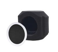LeeQinersw Parabrezza Microfono Spugna Antivento Filtro Acustico Schermo Antirumore Copertura Isolante con Struttura Sigillata a Cinque Lati per Suono Chiaro E, style to 1
