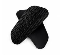 LeeQinersw Parastinchi in Silicone Parastinco Protezione Calcio Difesa Gamba Inserti Leggeri Testurizzati a Nido d'Ape Comfort Aderente Adatti per Allenamento, Array, Nero
