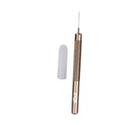 LeeQinersw Penna Dispensante Colla per Modelli Strumento Professionale in Metallo con Punta Fine Adatta per Costruzioni Dettagliate E Attività Creative, Oro