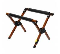 LeeQinersw per Raffreddatore con Telaio a Croce Pieghevole Portatile Leggero, Finto Legno, Regolabile