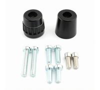 LeeQinersw Perno Terminale Manubrio Tappo Manubrio Terminale Inserti Alluminio con Cappuccio E Zigrinato con Viti Incluse Adatto per F700 GS Adatto per Uso, Nero