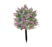 LeeQinersw Piante Artificiali da Esterno con tutore a Forma di Foglia di eucalipto, pianta in Vaso Unica, Decorazione da Giardino Artificiale per Il Cortile.