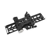 LeeQinersw Piastra di Base a Coda di Rondine in Lega di Alluminio con Foro per Asta Doppia da 15 mm per Piastra di Montaggio Inferiore della videocamera