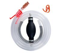 LeeQinersw Pompa a sifone manuale, tubo flessibile per sifone di benzina, accessori, efficiente pompa di trasferimento carburante per auto, veicoli, gasolio e