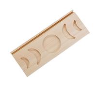 LeeQinersw Porta Lettere in Legno, Supporto per Lettere, Base per Altare, Porta Candele, Funzione Decorativa, Adatto per Compleanni, Feste, Ufficio, Marrone