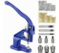 LeeQinersw Pressa per Occhielli in Alluminio con Leva Lunga Pressa a Mano Universale Multifunzione per Sarti, Progetti di Cucito