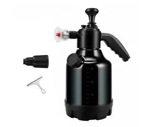 LeeQinersw Pressure Sprayer Multifunzione Dispenser Schiuma Nebulizzatore Manuale Misuratore Integrato Capacità 3L Adatto per Lavaggio Auto Giardinaggio Pulizia Domestica, Con Raschietto Per Vetro