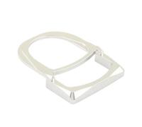 LeeQinersw Protezione per Blocchetto Chiave Robusto | Resistente Ai Graffi, Cornice Decorativa per Accensione, Anti Ruggine, Personalizzazione, Motociclisti, Argento