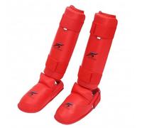 LeeQinersw Protezione Tibia Caviglia e Dorso Del Piede Resistente Parastinchi da Unisex Paratibia con Protezione Del Piede per Esercitazioni Tecniche