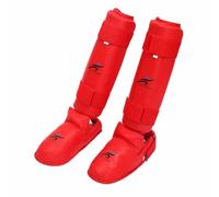 LeeQinersw Protezione Tibia Caviglia e Dorso Del Piede Resistente Parastinchi da Unisex Paratibia con Protezione Del Piede per Esercitazioni Tecniche