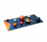 LeeQinersw Puzzle Pianeti Tavola Astronomica Percorso Solare Gioco Didattico Apprendimento Motorio Manualità Adatto per Esplorazione Gioco Creativo, Scheda Cognitiva
