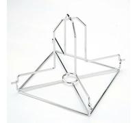 LeeQinersw Rack Supporto Pollo Alla Birra per Griglia E Forno Struttura Verticale Acciaio 430 Base Quadrata Alloggio Lattina Pieghevole Leggero Adatto per Tailgate Party Picnic Giardino