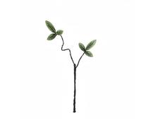LeeQinersw Ramo Decorativo Artificiale Fogliame Ramo Fronda Stelo Materiale Plastico Resistente Aspetto Legno Invecchiato Flessibile E Modellabile Adatto per , Trifolium 2-Forche