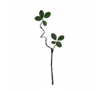 LeeQinersw Ramo Decorativo Artificiale Fogliame Ramo Fronda Stelo Materiale Plastico Resistente Aspetto Legno Invecchiato Flessibile E Modellabile Adatto per , 2-Forche Foglia Di Banyan