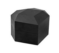 LeeQinersw Riproduci Video di Una Scatola portagioie Portatile e Luminosa, con Custodia per collane, per Matrimoni, e Cerimonie di Fidanzamento, Nero