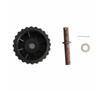 LeeQinersw Rullo Rimorchio Barca Keel Supporto Centraggio Protezione Eva E Pvc Riduce Attrito Facilita Carico E Scarico Adatto per, Nero, Singolo Rullo + Piccolo Asse + Perno