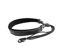 LeeQinersw Saxophone Cinghia Regolabile Ergonomica in Pelle Pu con Velluto Imbottito per Il Collo Accessorio Universale Saxofono Adatta per Allenamenti Musicali, Spalline Strette