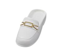 LeeQinersw Scarpe da Ballerina in Scala 1/6 per Bambole BJD, da Infilare per Action Figure Femminili da 12 Pollici, Bianco