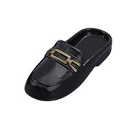 LeeQinersw Scarpe da Ballerina in Scala 1/6 per Bambole BJD, da Infilare per Action Figure Femminili da 12 Pollici, Nero