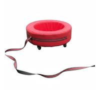 LeeQinersw Scooter Allenamento Bambini Carro Pull Giocattolo Passeggino Cart Equilibrio Servizio Socialità Materiale PVC Adatto a Giochi Sportivi Attività Prescolare, Rosso