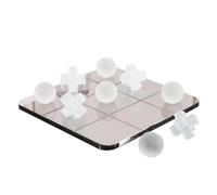LeeQinersw Scultura Scacchiera Decorativa Arte da Tavolo Ornamento Geometrico Strutturato con Forme Sovrapposte Adatta per Corridoio Teca, 11-30 X 30 X 8 CM
