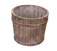 LeeQinersw Secchio in Legno, fioriera Decorativa, Vaso per Piante, Secchio per Fiori, Vaso per davanzale, 20x15.5 Cm