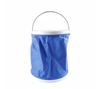 LeeQinersw Secchio Pieghevole Secchio Portatile Secchio da Campeggio Secchio da Acqua in Oxford 600D Impermeabile Base PP Forte Manico Metallico Richiudibile, 11L