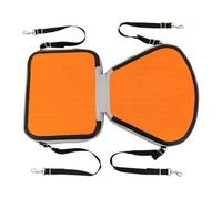 LeeQinersw Sedile Gonfiabile per Barca con Schienale Cuscino Seggiolino Supporto per Postura Corretta Cinghie Regolabili Antiscivolo Imbottitura Soffice in PVC