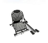 LeeQinersw Sedile Kayak Regolabile Sedile Barca Schienale Cuscino con Supporti Neri E Telaio in Alluminio per Resistenza All’aperto Uso Prolungato Kayak Tavola da Pagaia