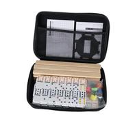 LeeQinersw Set di, Gioco da Tavolo di impilamento, Ideale Come per Feste, con 4 Supporti per, Gioco Puzzle per la dulti, 91 Tilesdot