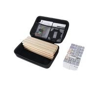 LeeQinersw Set di, Gioco da Tavolo di impilamento, Ideale Come per Feste, con 4 Supporti per, Gioco Puzzle per la dulti, 136 Piastrelle a Punti