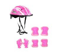 LeeQinersw Set di Protezioni per Bambini per Andare in Bicicletta con Gomitiere E Ginocchiere, Rosa