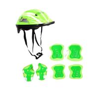 LeeQinersw Set di Protezioni per Bambini per Andare in Bicicletta con Gomitiere E Ginocchiere, Verde