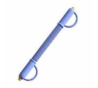 LeeQinersw Silicone Exerciser Barra Superiore con Molla Acciaio Allenatore Braccia Impugnature Silicone Antiscivolo Cinghie Polso Resistenza Graduata per Età , Blu M