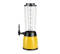 LeeQinersw Spillatore di Birra Manuale Stabile | Compatto, Erogatore di Birra da Tavolo, Moderno, per Feste, Giallo