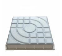 LeeQinersw Stampi Pavimentazione Cemento Set Piastrella Forma Calcestruzzo Stampo Passerella Matrice Pavé Materiale Polipropilene Rinforzato Riutilizzabile, Bianco, 25x25x5 Cm