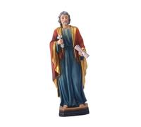LeeQinersw Statuetta di un vecchio, regalo religioso, ornamento della collezione di artigiani, decorazioni cattoliche, artigianato in resina