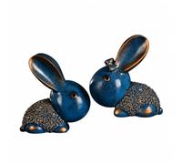 LeeQinersw Statuette Coni Decorativi | Figurina di leprottino, Lucido, Decorazioni, per Libreria, Scrivania, Collezionisti