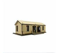 LeeQinersw Stazione Industriale Modello in 1 72 Kit Edificio Diorama Stazione Legno Montaggio Preciso Realismo Accentuato Adatta per Giochi Tattici da Tavolo Esposizioni Tematiche Collezionisti