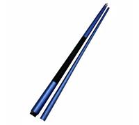 LeeQinersw Stecca da Biliardo Due Pezzi Stecca Pool Tacchetto Canna Acero Smontabile Portatile Sensazione Solida Uso Prolungato Controllo Del Colpo Adatta per Bar Tavolo di Casa, Blu, 13MM