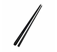 LeeQinersw Stecca da Biliardo Due Pezzi Stecca Pool Tacchetto Canna Acero Smontabile Portatile Sensazione Solida Uso Prolungato Controllo Del Colpo Adatta per Bar Tavolo di Casa, Nero, 13MM