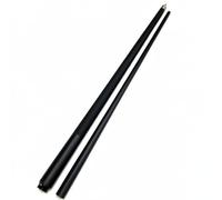 LeeQinersw Stecca da Biliardo Due Pezzi Stecca Pool Tacchetto Canna Acero Smontabile Portatile Sensazione Solida Uso Prolungato Controllo Del Colpo Adatta per Bar Tavolo di Casa, Nero, 10MM