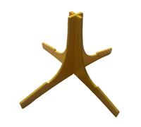 LeeQinersw Supporto di Supporto Alla Tromba per Strumenti a Legna con Base di Treppiedi, Giallo