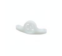 LeeQinersw Supporto Luce Bici Sella Staffa Adattatore Braccetto Porta Luce Posteriore Sotto Sella per Interfacce RN120 E SEEMEE200 Struttura a Vite con Kit, Bianco, Un Pezzo, Peso Netto 11.7g