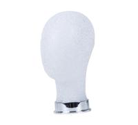 LeeQinersw Supporto per Cappelli Testina Manichino Multiuso in EVA PVC per Esposizione Professionale Adatto a Negozi Parrucchieri Casa, Argento