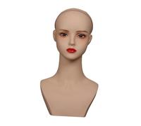 LeeQinersw Supporto per Testa di Manichino Femminile, Parte Superiore Del Corpo Stabile E Realistico per Esposizione E