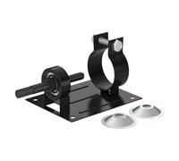 LeeQinersw Supporto per trapano con sedile, 11x8,8 cm, facile da installare, comodo per lucidatura e levigatura, resistente all'usura, accessorio in metallo.