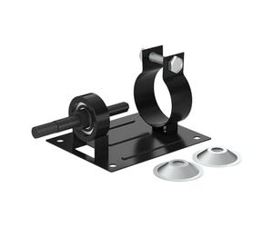 LeeQinersw Supporto per trapano con sedile, 11x8,8 cm, facile da installare, comodo per lucidatura e levigatura, resistente all'usura, accessorio in metallo.
