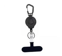 LeeQinersw Supporto Retrattile per Telefono con Moschettone di per Chiavi Auto E Tessere di Accesso, Ideale per Il Tempo Libero E L'uso Urbano, 2 pezzi